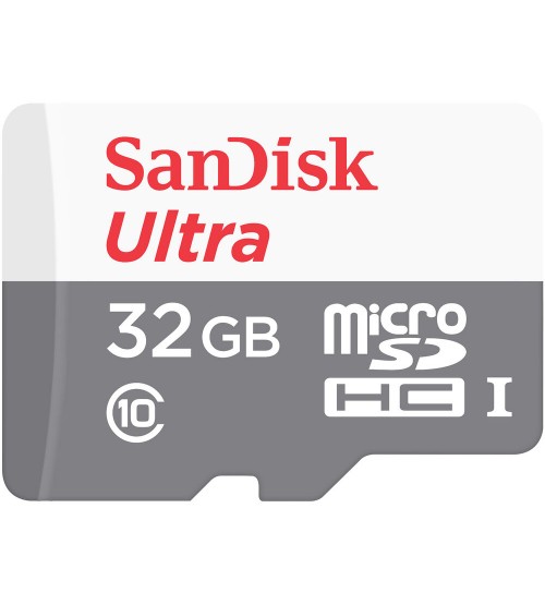 SDSQUNR - SanDisk 32GB/100MB Ultra UHS-I microSDHC Memory Card